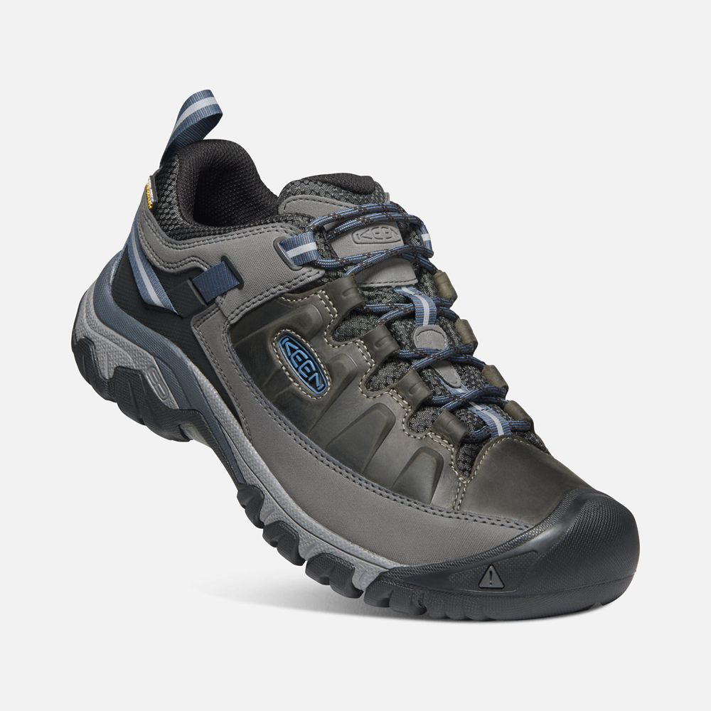 Zapatos de Seguridad Keen Mexico Grises Oscuro - Hombre Targhee Iii Waterproof Wide - DI6592473